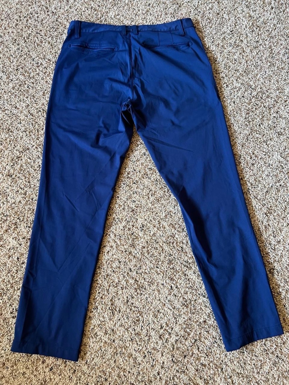 RHONE Men's Deep Blue Stretch Chinos
